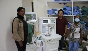 , Nieuw anesthesie-apparaat voor Sher Ziekenhuis