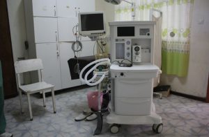 , Nieuw anesthesie-apparaat voor Sher Ziekenhuis