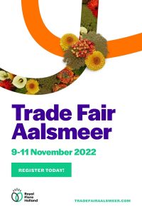 Trade Fair, Visit us at the Trade Fair Aalsmeer 2022