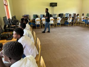 computers, Afriflora, DFF and Camara jointly upgrade IT-rooms Sher School