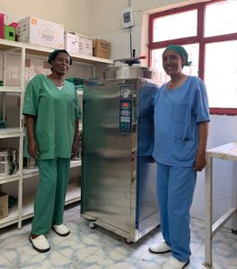 , Dutch Flower Foundation donates autoclave machine to Sher Hospital