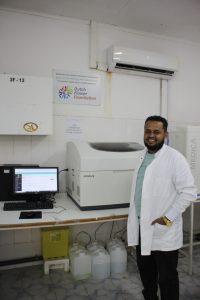 Sher Hospital donation and services enhancement, Dutch Flower Foundation donates laboratory machine to Sher Ethiopia Hospital