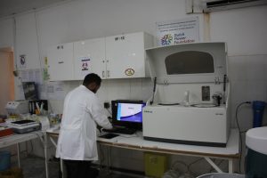 Sher Hospital donation and services enhancement, Dutch Flower Foundation donates laboratory machine to Sher Ethiopia Hospital